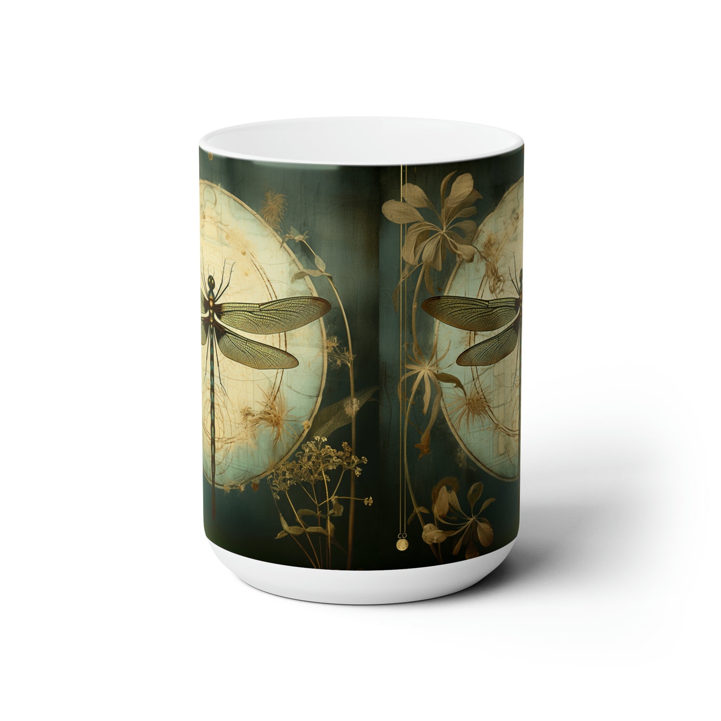 Dragonfly #3  Ceramic Mug 15oz