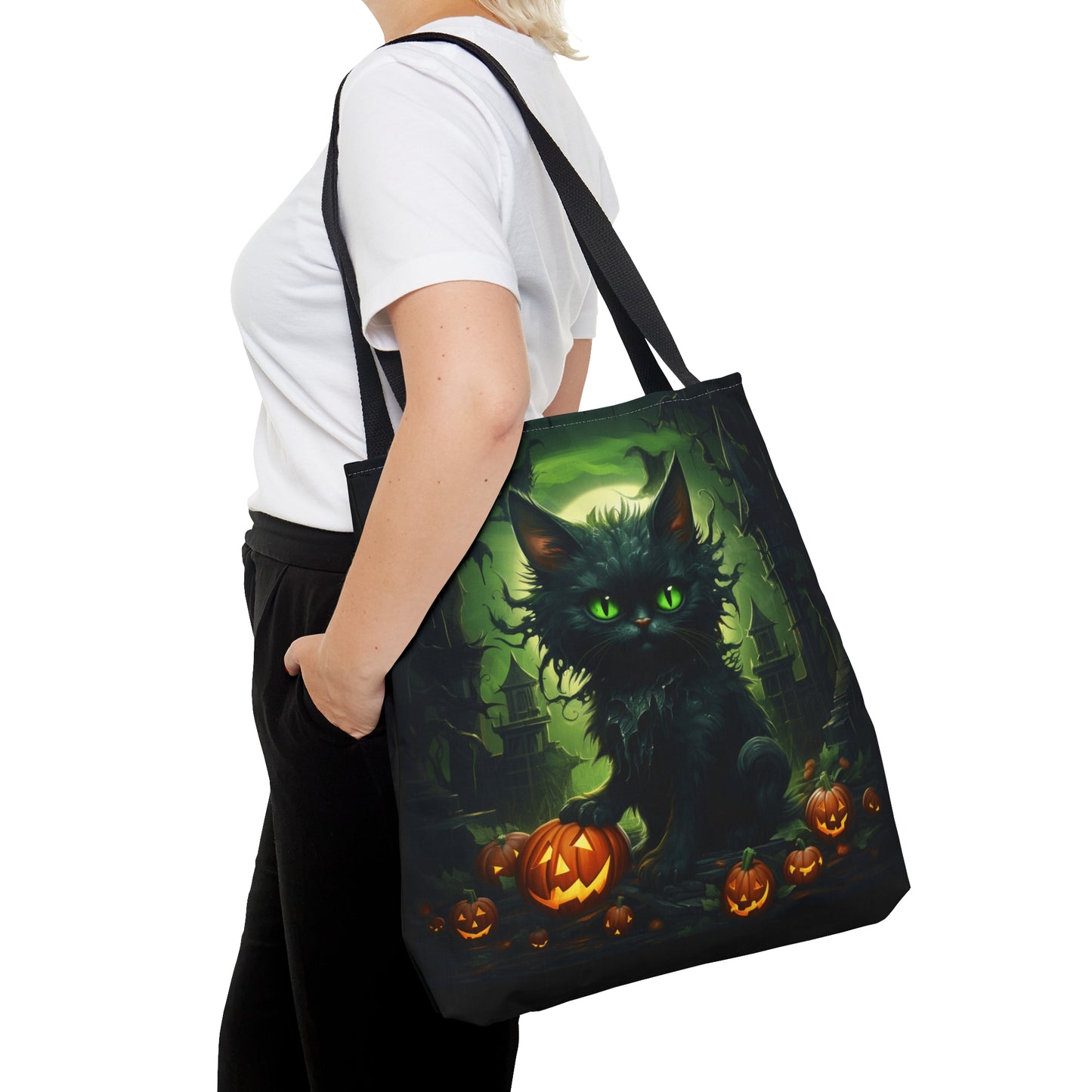 Halloween Cat2 Tote Bag (AOP)