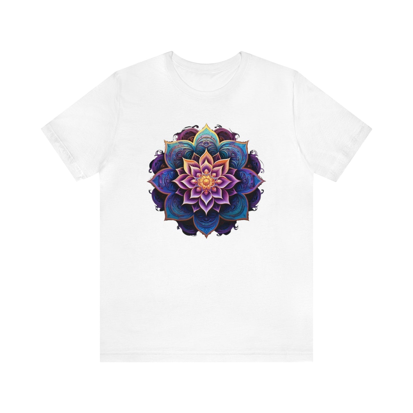 Zen Lotus Unisex Jersey Short Sleeve Tee