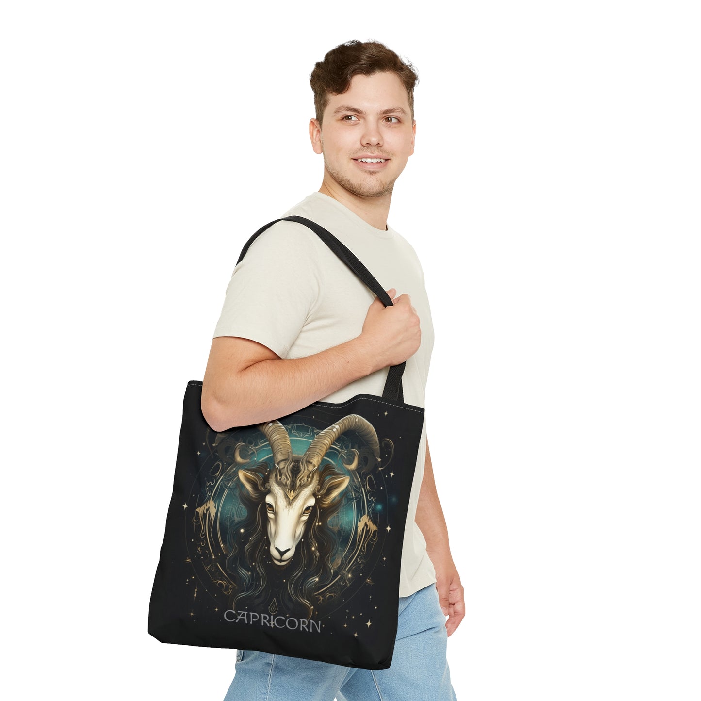 Capricorn2 Zodiac Tote Bag (AOP)